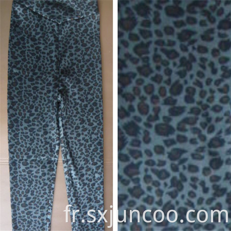 85 Nylon 15 Spandex Leopard Leggings